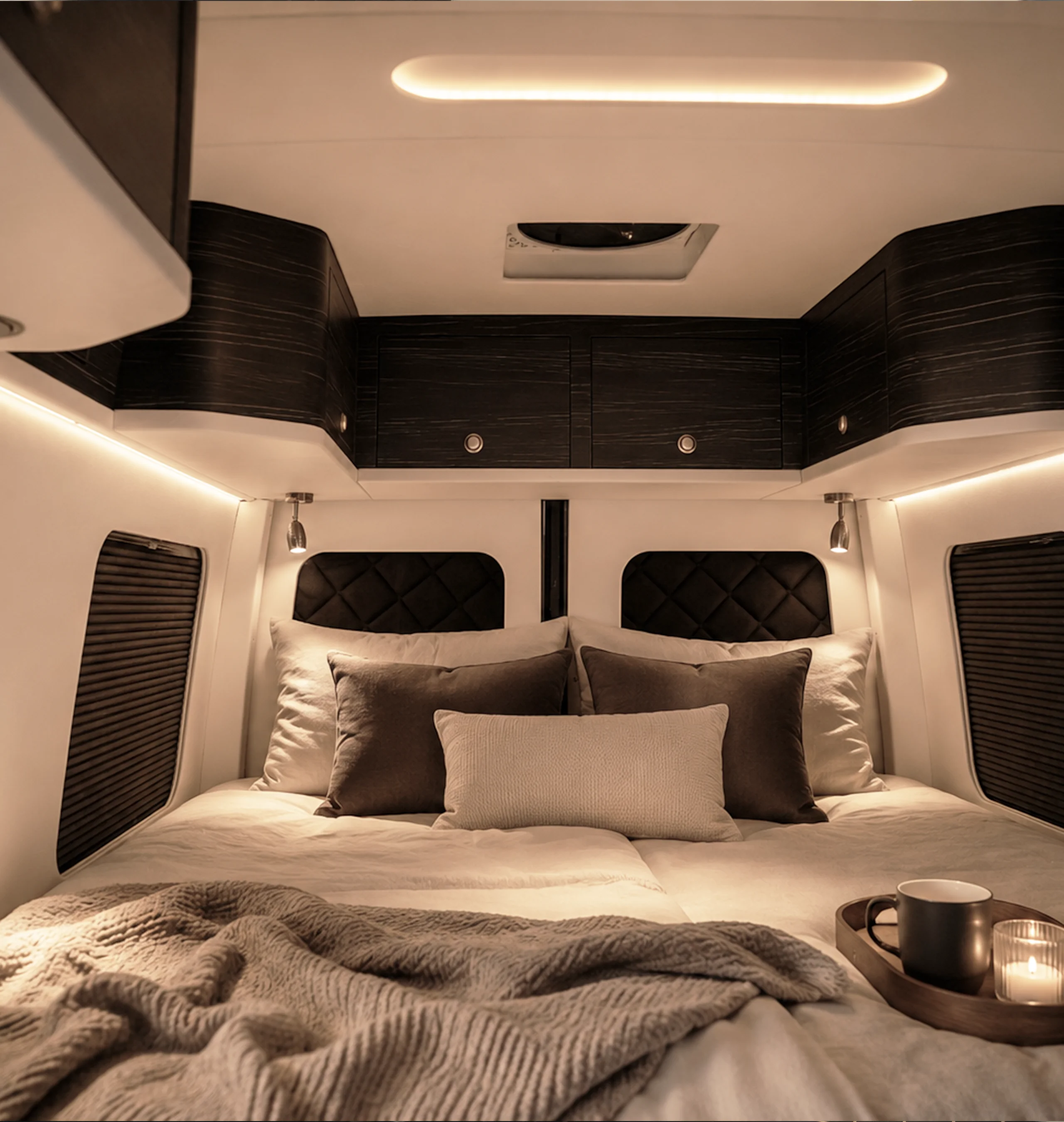 Convertible bed and lounge in Innova Roadtrip