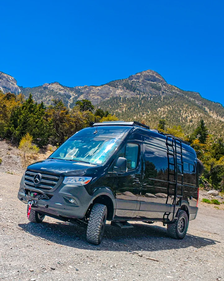 Innova Roadtrip owner vehicle parked near nature